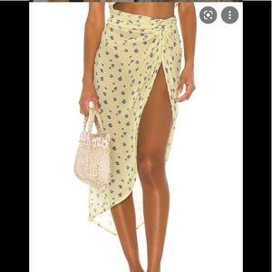 NWOT LPA Rocko Skirt Sunny Floral